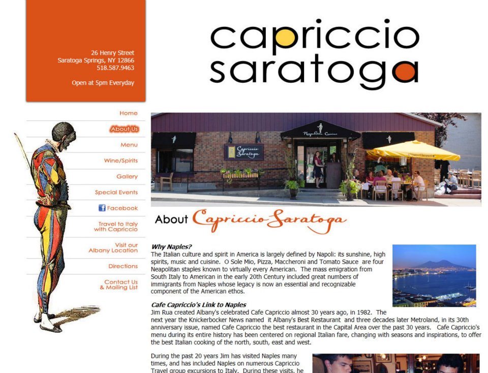 Albany Capital Region Saratoga Website Design Development Hosting SEO