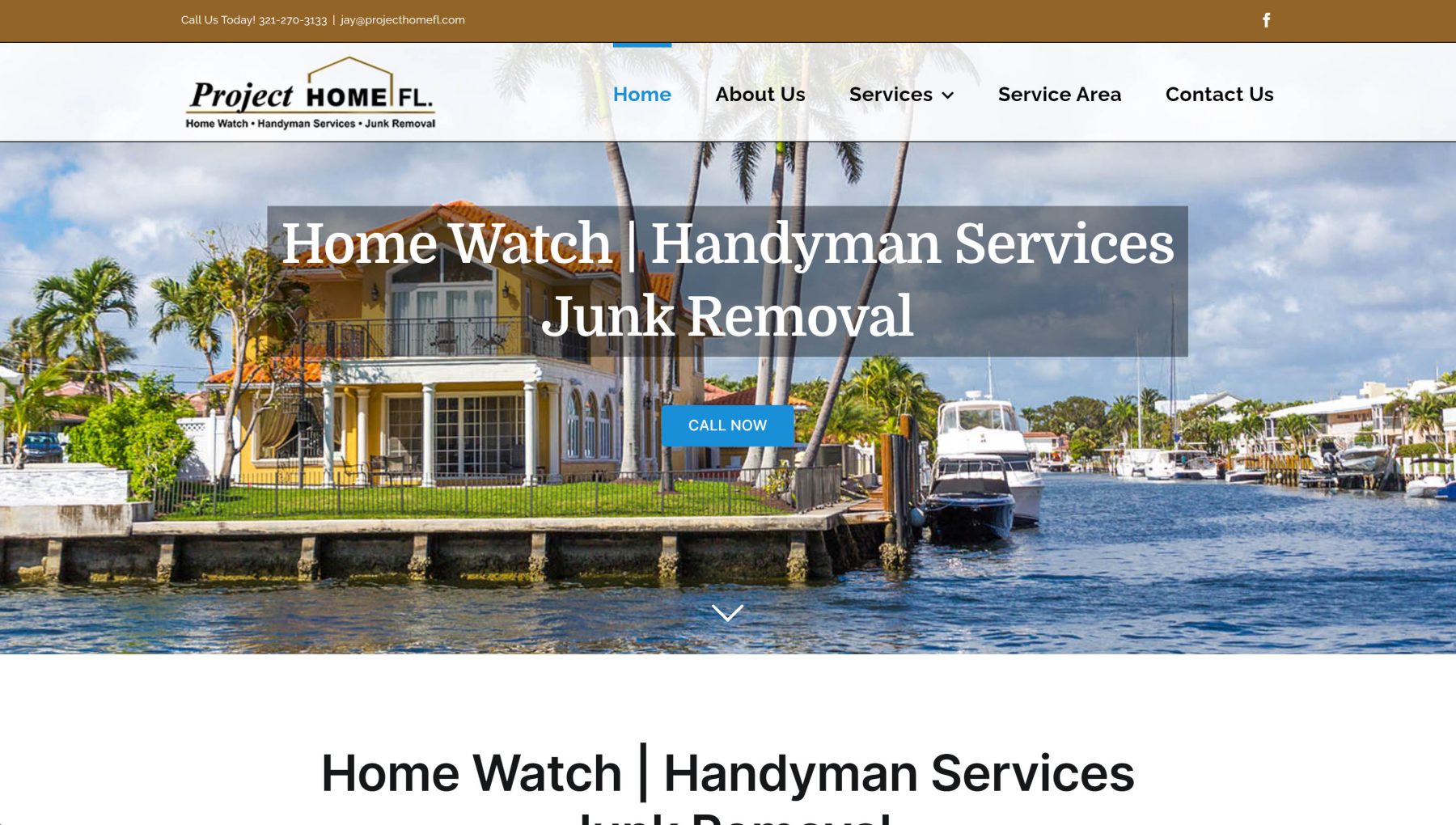 Homewatch Handyman Services Website Design PPC Google Ads Marketing