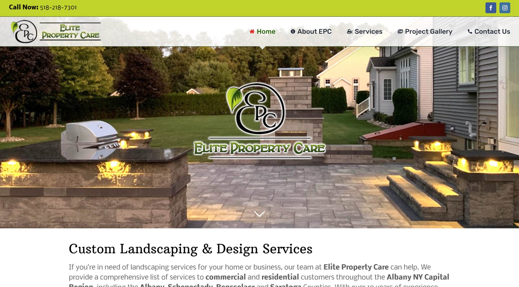 Landscaping Service Website Design PPC Google Ads Marketing